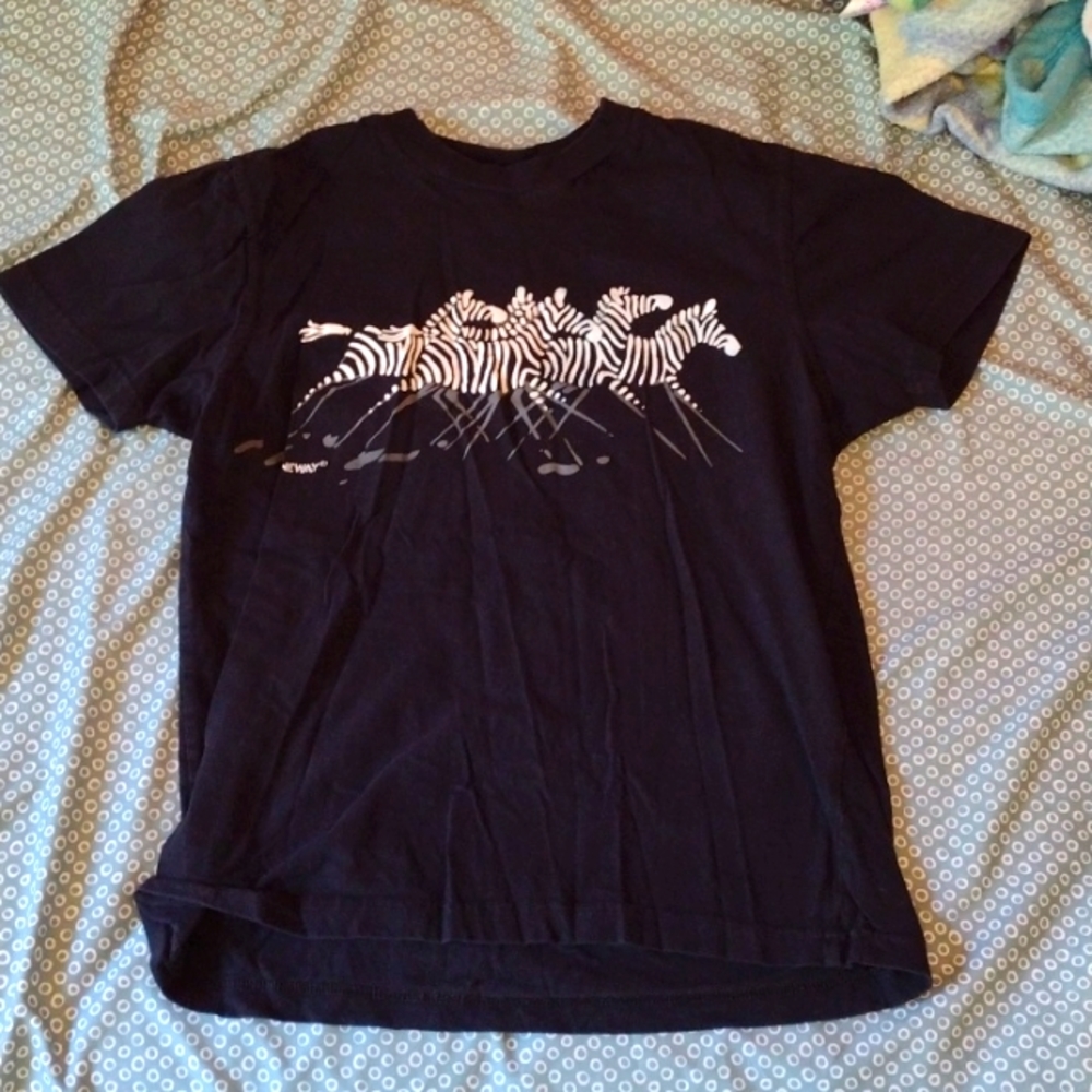 One-way zebra shirt
